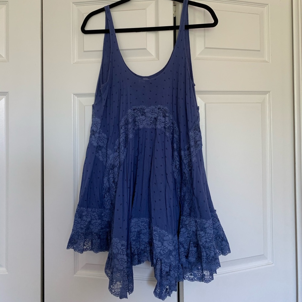 Free People Lace Trapeze Slip Dress
